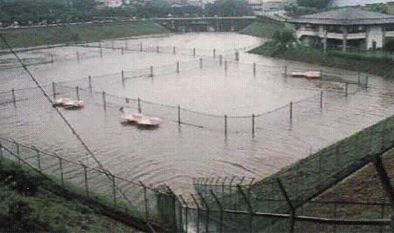 写真5 洪水時湛水状況
